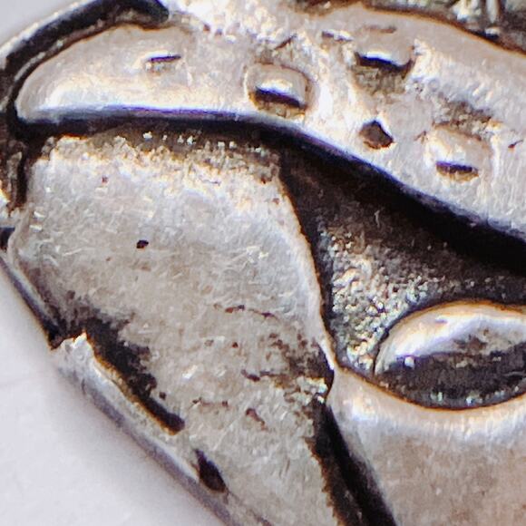 VTG Sterling Silver Digem Frog Pendant Charm Licensed Collectible Honey Smacks - Picture 6 of 10